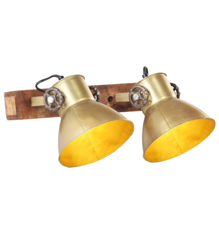 Lampe murale industrielle Laiton 45x25 cm E27 | Mobilier & Déco