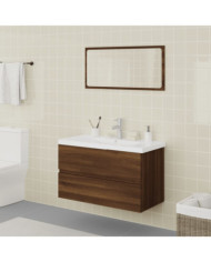 Meubles de salle de bain Chêne marron Bois d'ingénierie | Mobilier & Déco