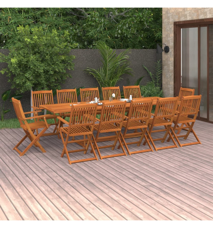 Ensemble à manger de jardin 13 pcs 280x90x75 cm bois d'acacia | Mobilier & Déco