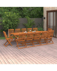 Ensemble à manger de jardin 13 pcs 280x90x75 cm bois d'acacia | Mobilier & Déco