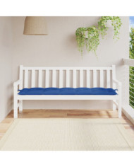 Coussin de banc de jardin bleu 180x50x7 cm tissu oxford | Mobilier & Déco