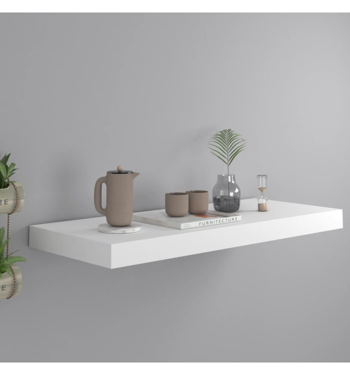 Étagère murale flottante blanc 60x23,5x3,8 cm MDF | Mobilier & Déco
