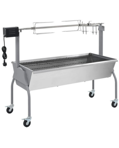 Rôtissoire pour barbecue électrique Acier inoxydable | Mobilier & Déco