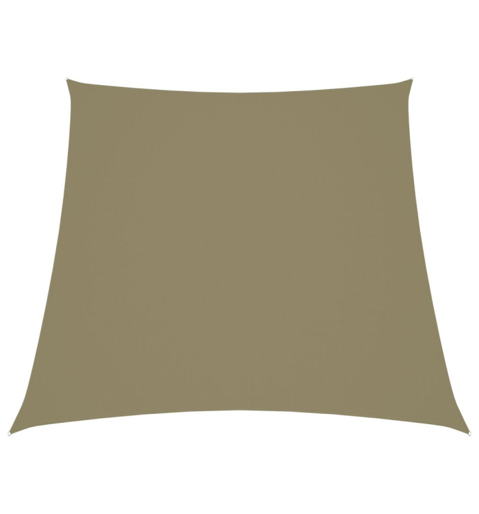 Voile de parasol Tissu Oxford trapèze 3/4x3 m Beige | Mobilier & Déco