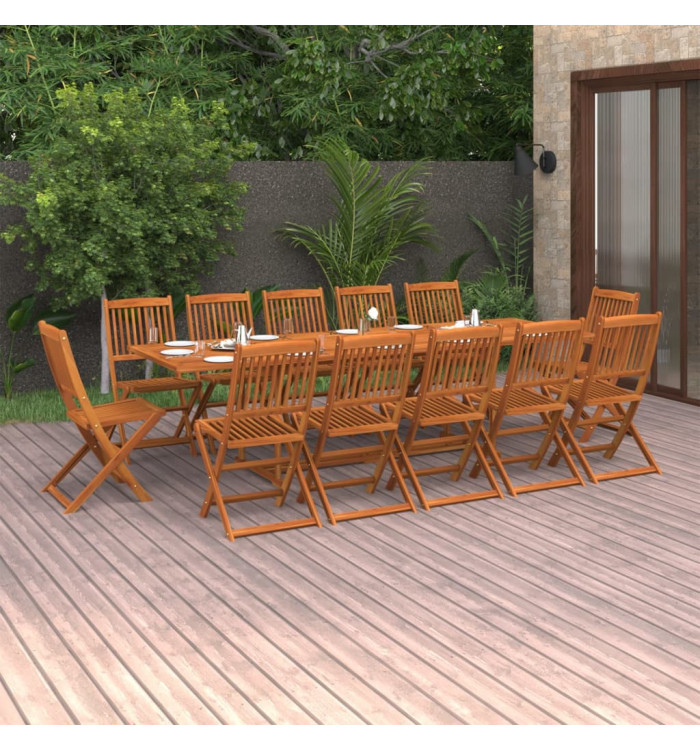 Ensemble à manger de jardin 13 pcs 280x90x75 cm bois d'acacia | Mobilier & Déco