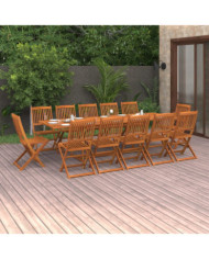 Ensemble à manger de jardin 13 pcs 280x90x75 cm bois d'acacia | Mobilier & Déco