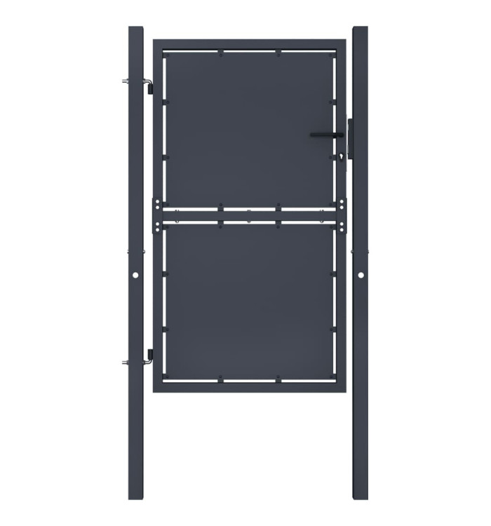Portail de jardin Acier 100x150 cm Anthracite | Mobilier & Déco