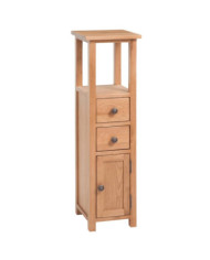 Étagère d’angle 26x26x94 cm Bois de chêne massif | Mobilier & Déco
