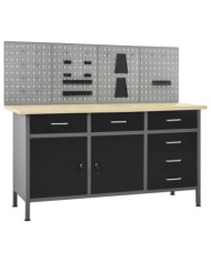 Établi avec 4 panneaux muraux | Mobilier & Déco