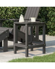Table de jardin Adirondack Anthracite 38x38x46 cm PEHD | Mobilier & Déco
