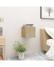 Table de chevet Chêne sonoma 30,5x30x30 cm Bois d'ingénierie | Mobilier & Déco