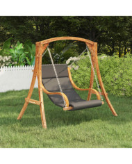 Balancelle sans balançoire avec coussin Bois courbé massif | Mobilier & Déco