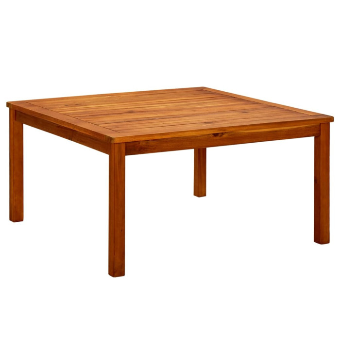Table basse de jardin 85x85x45 cm Bois solide d'acacia | Mobilier & Déco