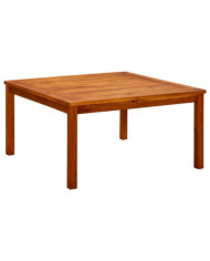 Table basse de jardin 85x85x45 cm Bois solide d'acacia | Mobilier & Déco