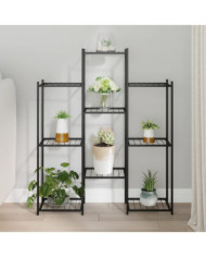 Jardinière 83x25x100 cm Noir Fer | Mobilier & Déco