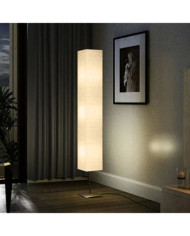 Lampadaire avec support en acier 170 cm Beige | Mobilier & Déco