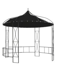Belvédère 300 x 290 cm Anthracite Rond | Mobilier & Déco
