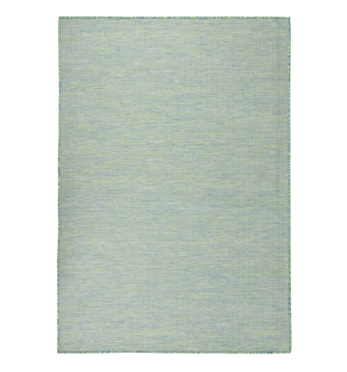Tapis à tissage plat d'extérieur 160x230 cm Turquoise | Mobilier & Déco