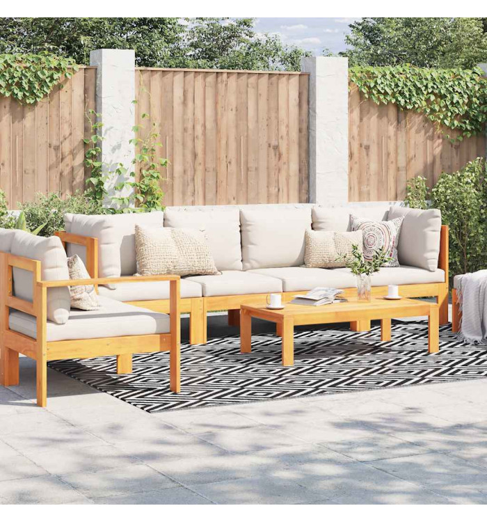 Tapis d'extérieur ARAKIL Blanc et noir 190x290 cm PP | Mobilier & Déco