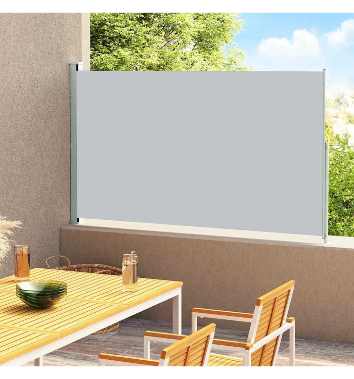 Auvent latéral rétractable de patio 200x300 cm Gris | Mobilier & Déco