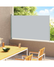 Auvent latéral rétractable de patio 200x300 cm Gris | Mobilier & Déco