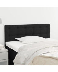 Tête de lit Noir 100x5x78/88 cm Tissu | Mobilier & Déco