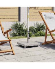 Socle de parasol Granite 30 kg Carré Gris | Mobilier & Déco
