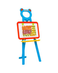 Chevalet 2 en 1 pour enfants avec tableau noir et tableau blanc | Mobilier & Déco