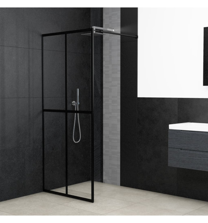 Écran de douche Verre trempé transparent 100x195 cm | Mobilier & Déco