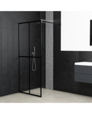 Écran de douche Verre trempé transparent 100x195 cm | Mobilier & Déco