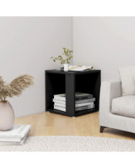 Table d'appoint Noir 33x33x34,5 cm Aggloméré | Mobilier & Déco
