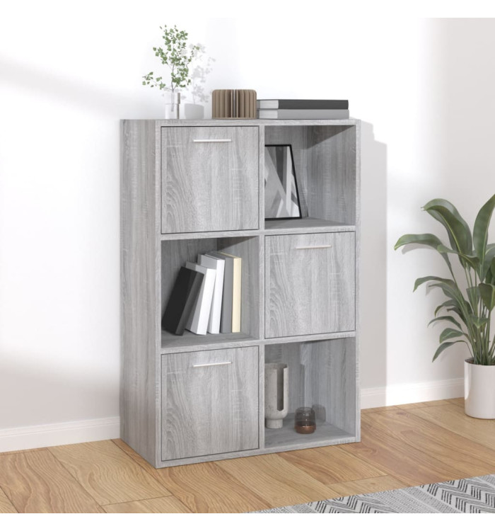 Armoire de rangement Sonoma gris 60x29,5x90 cm | Mobilier & Déco