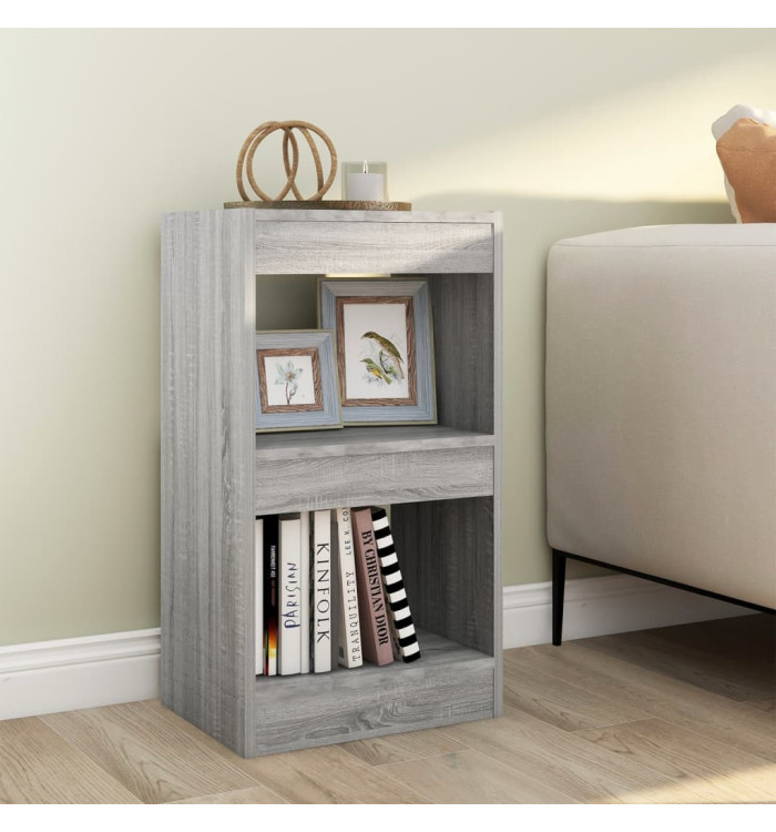 Bibliothèque/Séparateur de pièce Sonoma gris 40x30x72 cm | Mobilier & Déco