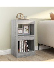 Bibliothèque/Séparateur de pièce Sonoma gris 40x30x72 cm | Mobilier & Déco