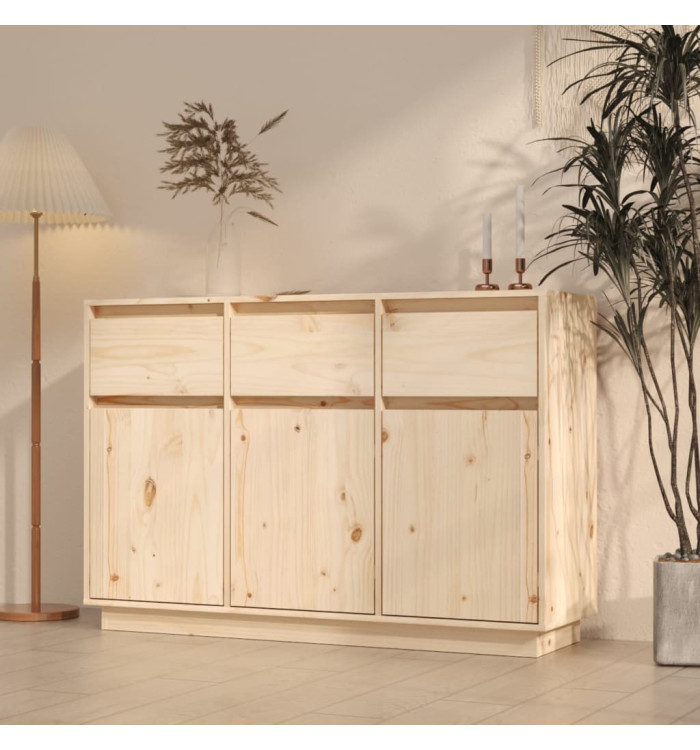 Buffet 110x34x75 cm Bois massif de pin | Mobilier & Déco