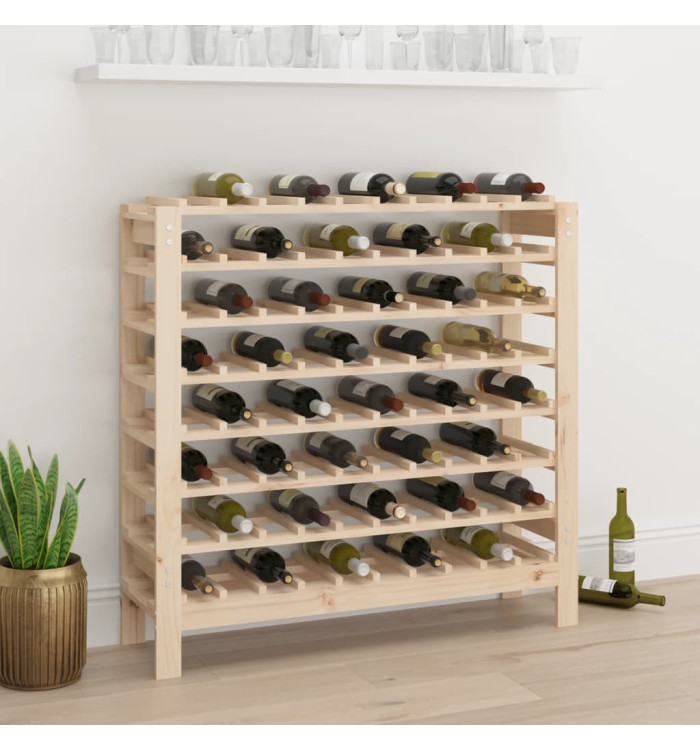 Casier à vin 109,5x30x107,5 cm Bois de pin massif | Mobilier & Déco
