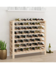 Casier à vin 109,5x30x107,5 cm Bois de pin massif | Mobilier & Déco