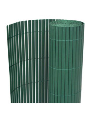 Clôture de jardin Double face PVC 90 x 500 cm Vert | Mobilier & Déco