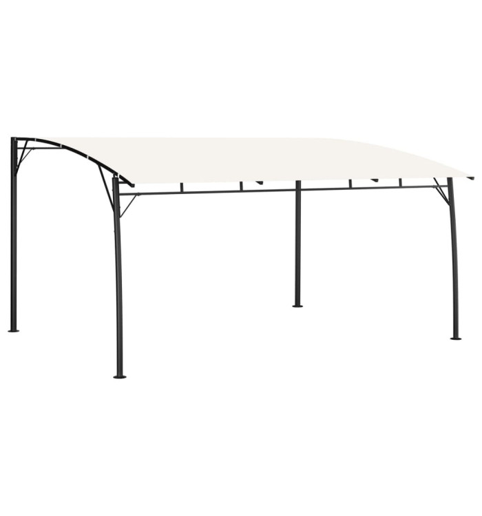 Auvent pare-soleil de jardin 4x3x2,55 m Crème | Mobilier & Déco