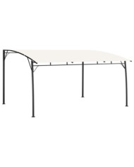 Auvent pare-soleil de jardin 4x3x2,55 m Crème | Mobilier & Déco