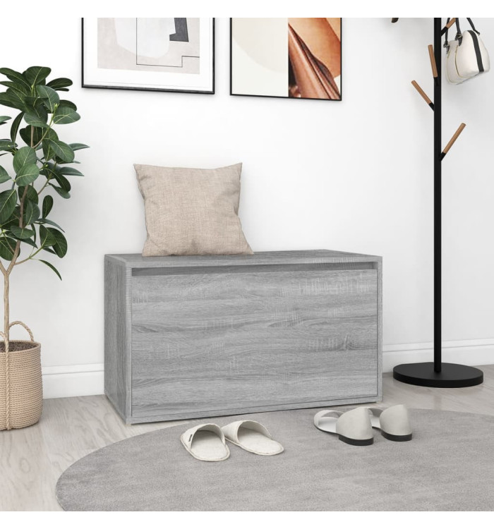 Banc d'entrée 80x40x45 cm Sonoma gris Bois d'ingénierie | Mobilier & Déco