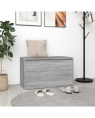 Banc d'entrée 80x40x45 cm Sonoma gris Bois d'ingénierie | Mobilier & Déco