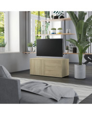Meuble TV Chêne sonoma 80x34x36 cm Bois d'ingénierie | Mobilier & Déco