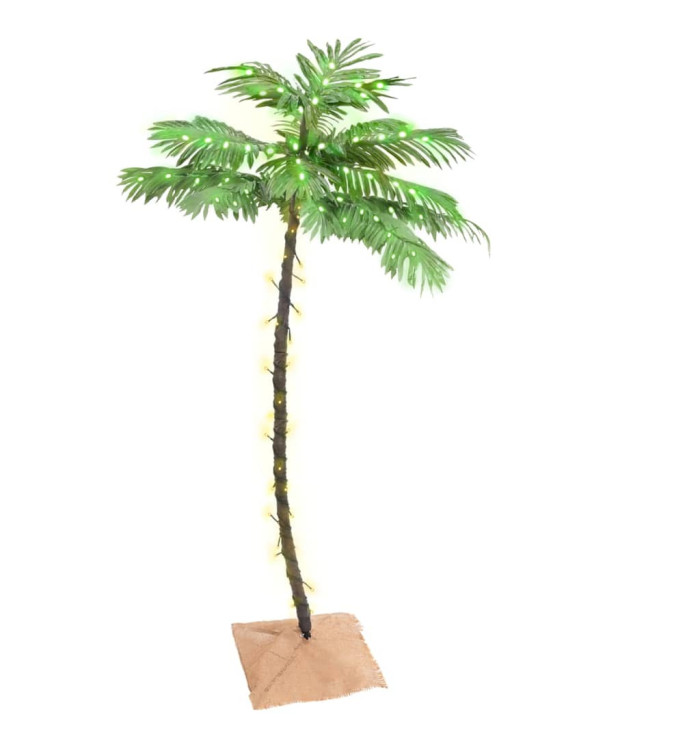 Palmier à LED 88 LED Blanc chaud 150 cm | Mobilier & Déco