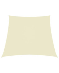 Voile de parasol Tissu Oxford trapèze 3/5x4 m Crème | Mobilier & Déco