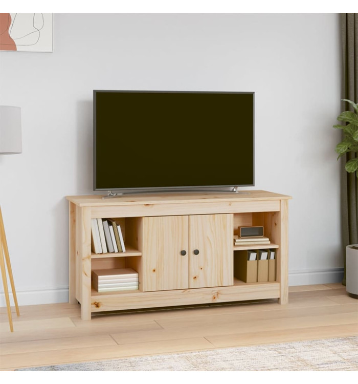 Meuble TV 103x36,5x52 cm Bois de pin massif | Mobilier & Déco