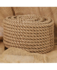 Corde 100 % jute 20 mm 50 m | Mobilier & Déco