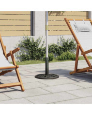 Socle de parasol Vert 40x40x32 cm Fonte | Mobilier & Déco