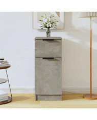 Buffet Gris béton 30x30x70 cm Bois d'ingénierie | Mobilier & Déco