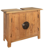 Meuble-lavabo de salle de bains pin massif 70x32x63 cm | Mobilier & Déco